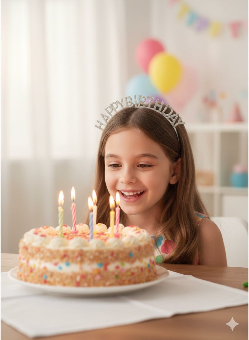 إيتالو طوق رأس "عيد ميلاد سعيد" - طوق شعر لامع بأحرف عيد الميلاد، مثالي لحفلات أعياد الميلاد والاحتفالات ودعائم التصوير. - Image 2